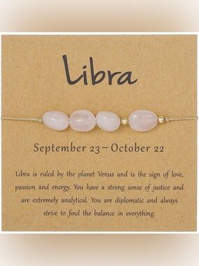 Libra Zodiac Beaded Bracelet ♎️